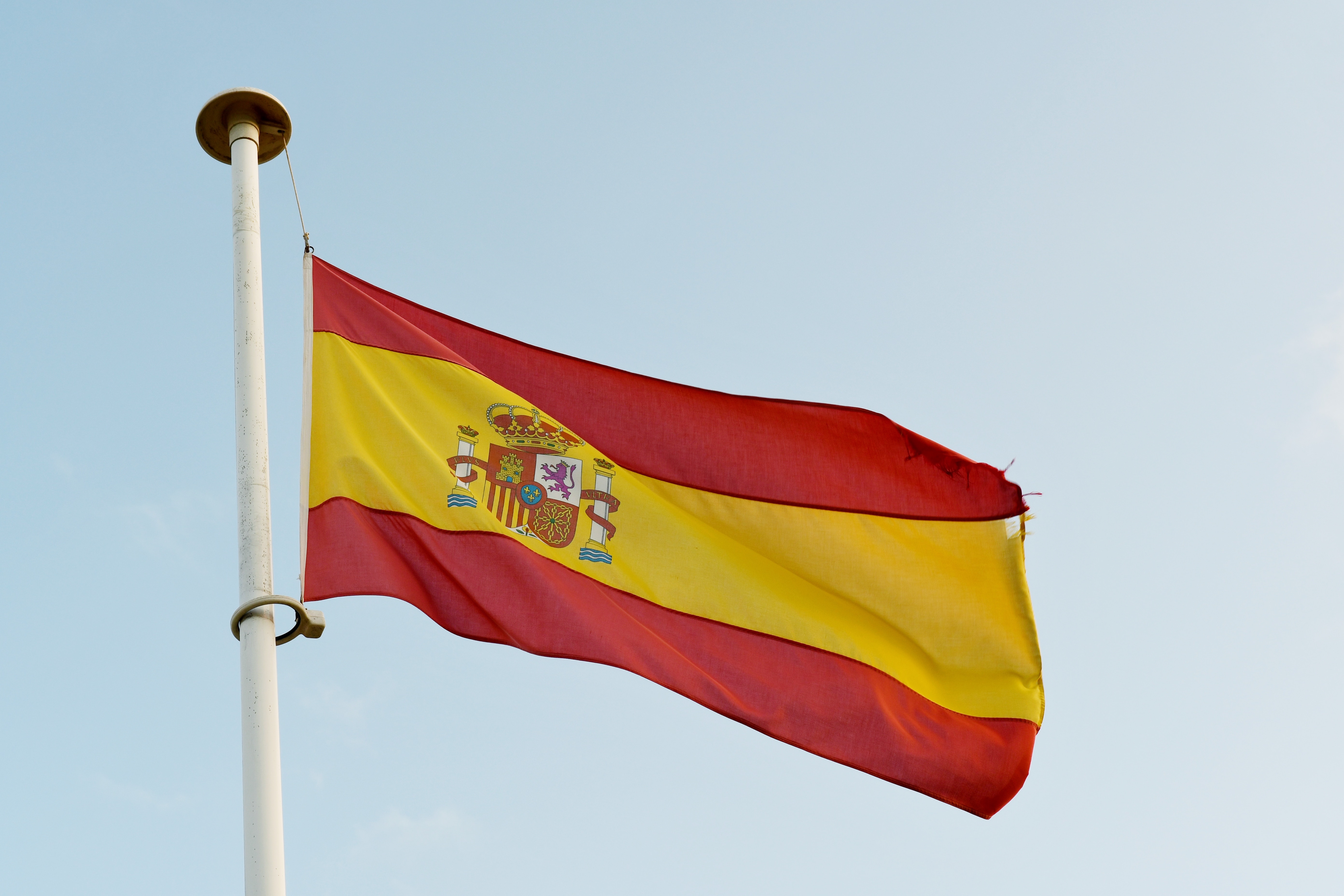 The flag of Spain 